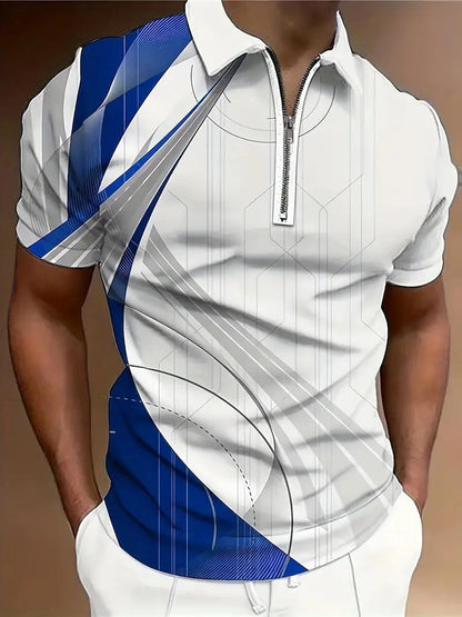 Chemise de sport imprimée pour hommes