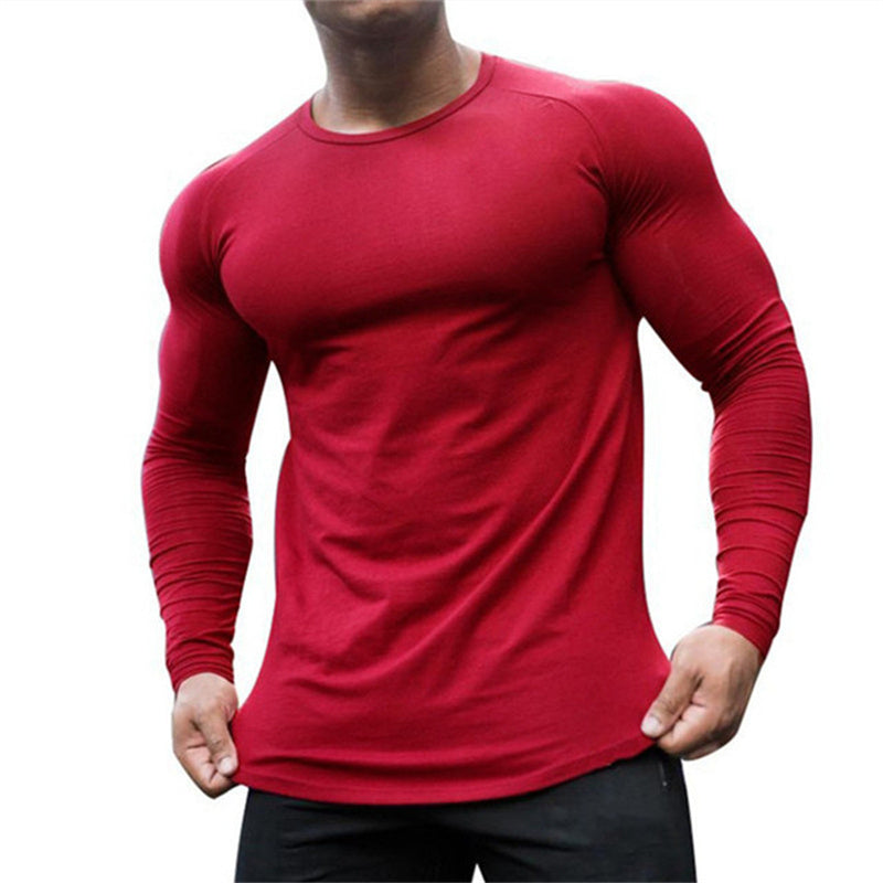 Long Sleeve Quick Dry Gym Fitness T Shirt