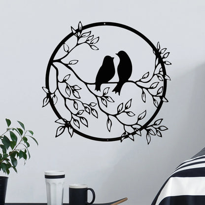 Bird Silhouette Metal Wall Art