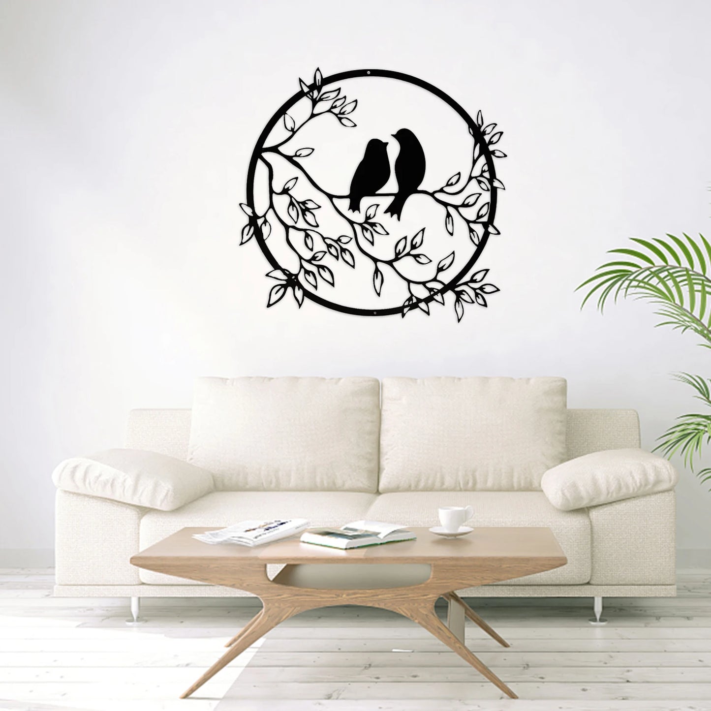 Bird Silhouette Metal Wall Art