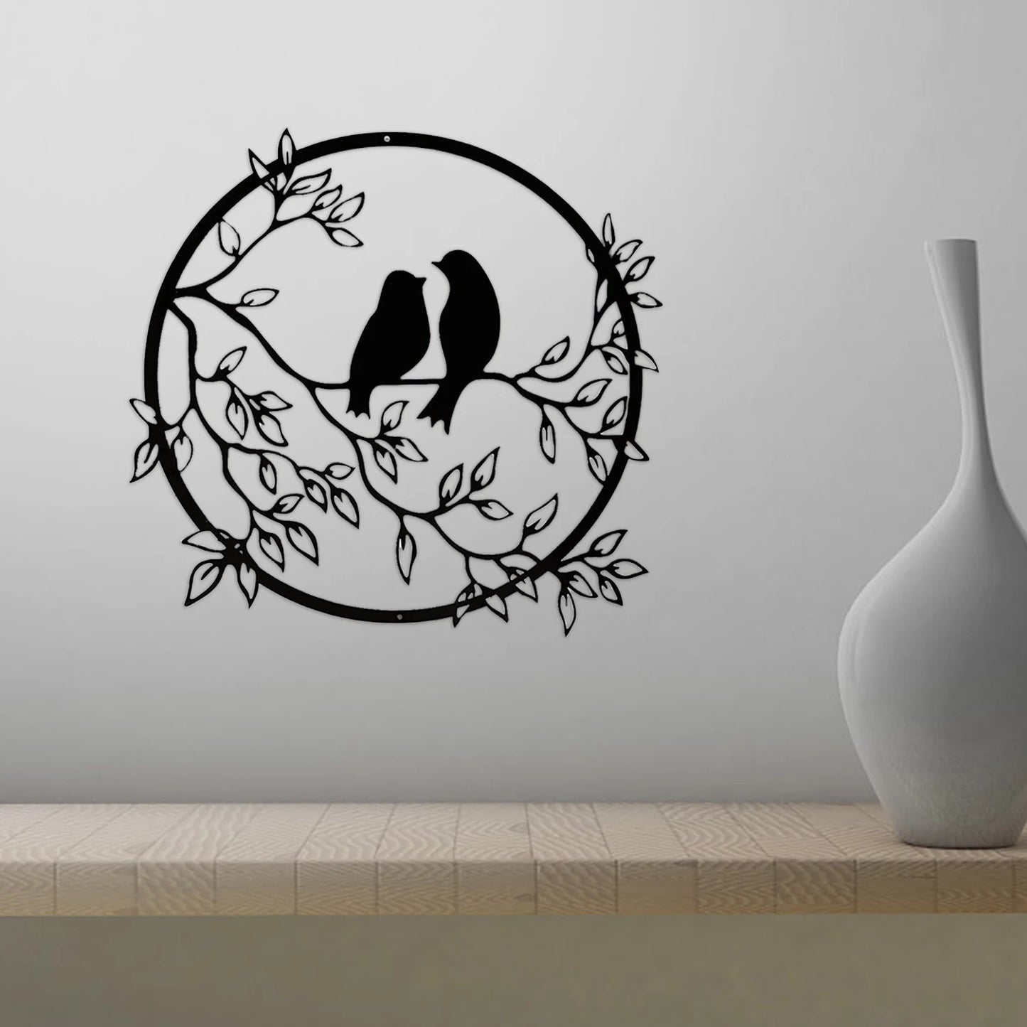 Bird Silhouette Metal Wall Art