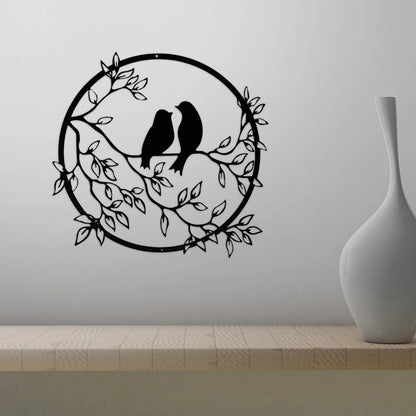 Bird Silhouette Metal Wall Art